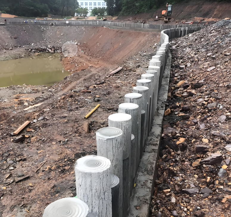 水泥仿木樁施工隊泓樺錦嘉 - 水泥仿木樁能用在庭院裝飾嗎？